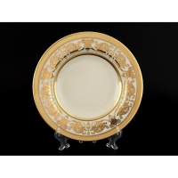 Набор глубоких тарелок Falkenporzellan Constanza Cream Imperial Gold 22см 6шт
