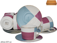Набор чайных пар Lenardi на 6 персон (12 предметов) 244-015