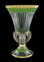 Ваза для цветов Astra Gold Адажио Империя 35см (зеленый)