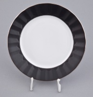 Черная тарелка десертная Rudolf Kämpf Древний Египет декор 2110k 19см