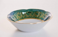 Набор салатников Bavarian Porcelain Мария - Лист зеленый 13 см 6 шт