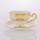 Набор для чая Weimar Porzellan Симфония Золотая на 6 персон (12 предметов) подарочный