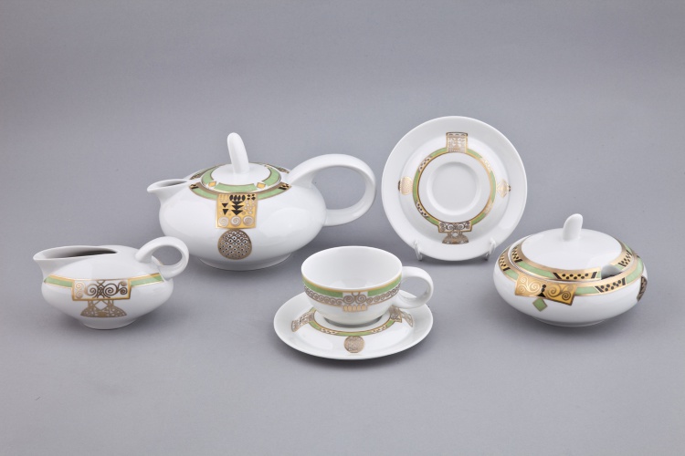 Сервиз чайный Rudolf Kämpf Мария-Тереза декор 0692 на 6 персон (15 предметов)