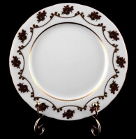 Набор тарелок Bavarian Porcelain Венеция Роза красная 19см 6шт 54224
