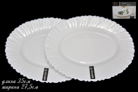 Набор овальных тарелок Lenardi серия Триумф 2шт 35х27,5см 62525