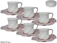 Набор кофейных пар Lenardi на 6 персон (12 предметов) 555-116