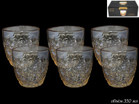 Набор стаканов в подарочной упаковке Lenardi Golden 350мл 6шт 588-332