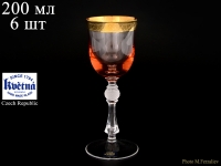 Набор бокалов для вина (портвейна) Crystalite Bohemia Джесси 200мл 6шт