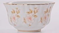 Набор бульонниц Bavarian Porcelain Цветы Рельеф золото 0,30л 6шт 53431