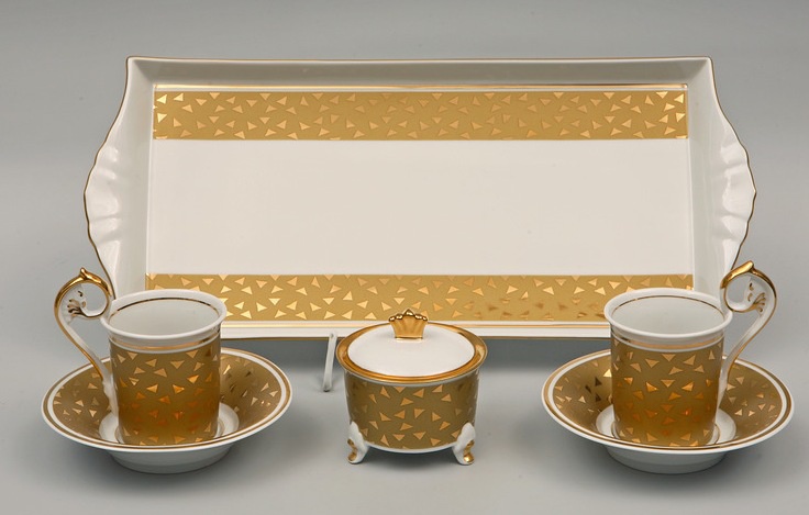 Набор для чая или кофе Rudolf Kämpf декор A859k на 2 персоны (6 предметов)
