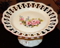 Тортница Bavarian Porcelain Розовая лента Роза 30см 54832 