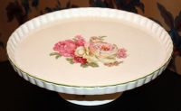 Тортница Bavarian Porcelain Розовая лента Цветы 20см 54833 
