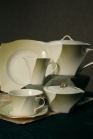 Чайный сервиз Narumi Дюк оливковый на 6 персон (23 предмета)
