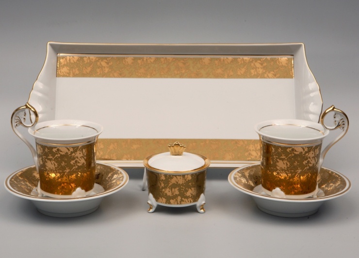 Набор для чая или кофе Rudolf Kämpf декор D859 на 2 персоны (6 предметов)