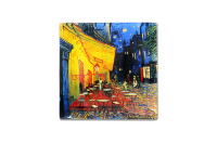 Тарелка квадратная Carmani Ночная терраса кафе (Ван Гог) 13х13см
