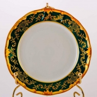 Набор тарелок Weimar Porzellan Ювел зеленый 15см 6шт