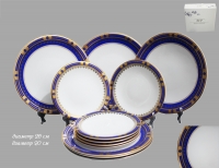 Набор тарелок Lenardi на 6 персон (12 предметов) 111-065