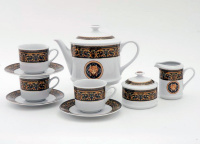 Чайный сервиз Leander - Сабина, декор 172В (Версаче) на 6 персон (15 предметов) 30436