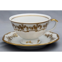Набор для чая  Bavarian Porcelain Барокко золото 202 на 6 персон (12 предметов)