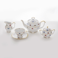Чайный сервиз Bavarian Porcelain Блюмен на 6 персон (15 предметов)