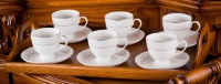 Набор чайных пар АККУ Адажио на 6 персон (12 предметов)