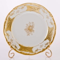 Набор тарелок Weimar Porzellan Кленовый лист белый 19см 6шт