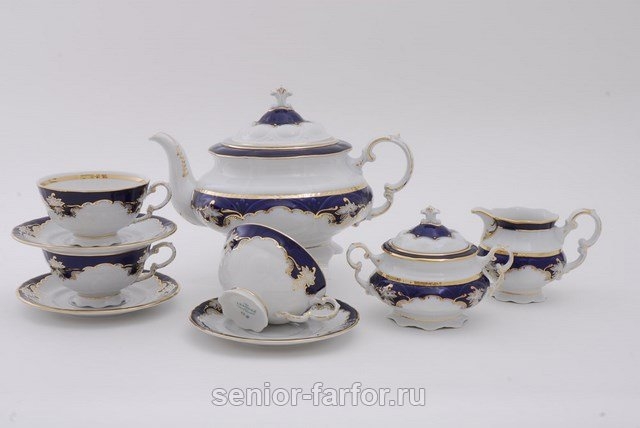 Чайный сервиз Leander - Соната, декор 1357 на 6 персон (15 предметов) 30438