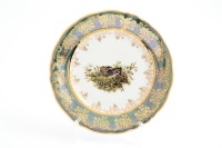 Набор тарелок (зеленый) Queens Crown Охота зеленая 19см 6шт