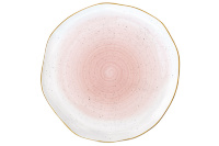 Тарелка R2S Artesanal (розовая) 26см