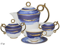 Чайный сервиз Lenardi на 6 персон (17 предметов) 108-318