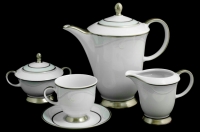 Чайный сервиз Bavarian Porcelain Верона синяя на 6 персон (15 предметов)