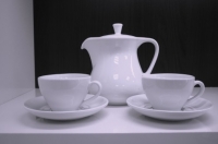 Белый чайный сервиз Royal Porcelain Белый Жемчуг на 6 персон (17 предметов)