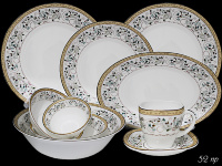 Чайно - столовый сервиз Lenardi на 6 персон (52 предмета) 116-120