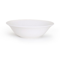 Белая тарелка глубокая АККУ 25,5см 8023 А