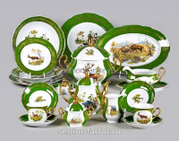 Чайно-столовый сервиз Leander на 6 персон Царская Охота серия Мэри-Энн 31843