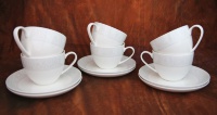 Набор чайных пар АККУ Дионис Грей на 6 персон (12 предметов)