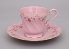 Чайная пара Leander Соната декор 0158 150мл (розовая)