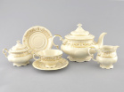 Чайный сервиз Leander Соната, декор 1373 на 6 персон (15 предметов), цвет слоновая кость
