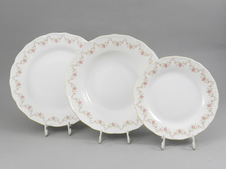 Набор тарелок для сервировки стола Leander Верона 0158 на 6 персон 18 (предметов)