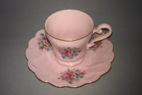Чайная пара Leander Соната декор 0013 150мл (розовая)