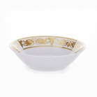 Набор салатников Bavarian Porcelain Александрия Голд/белый 16 см 6шт