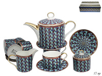 Чайный сервиз Lenardi на 6 персон (17 предметов) 105-178