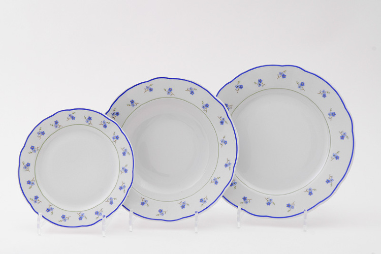 Набор тарелок Leander Мэри-Энн, декор 0887 на 6 персон (18 предметов)
