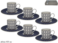Набор кофейных пар Lenardi на 6 персон (12 предметов) 181-060