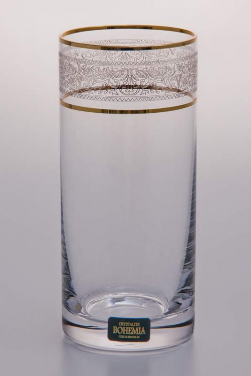 Набор стаканов Crystalite Bohemia Клеопатра 437130 350мл 6шт
