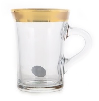 Набор для чая Union Glass Голд 220мл 6шт