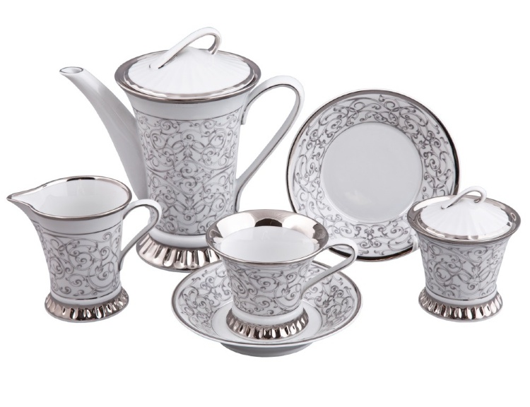 Сервиз чайный Rudolf Kämpf Византия декор D936k на 6 персон (15 предметов)