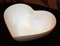Салатник Bavarian Porcelain Розовая лента 15см сердце 53551
