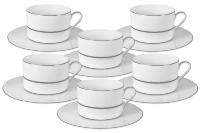Набор чайных пар Naomi Миллениум на 6 персон (12 предметов)