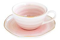 Чайная пара R2S Artesanal (розовая) 250мл